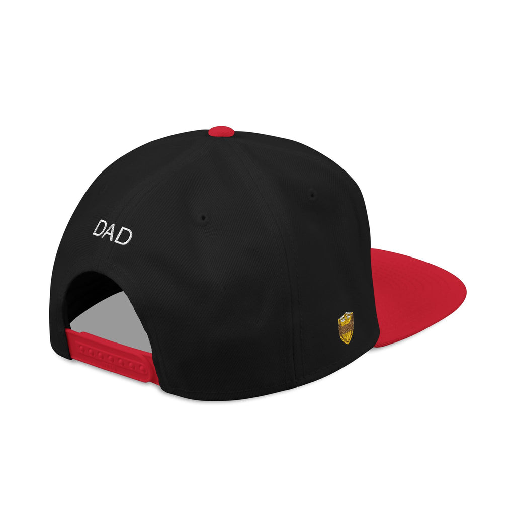 Snapback Hat — Embroidered “The Ultimate Father” Dad Cap with Gold Heart Accent