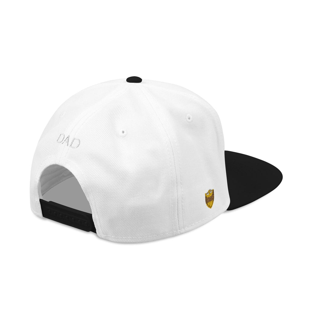 Snapback Hat — Embroidered “The Ultimate Father” Dad Cap with Gold Heart Accent