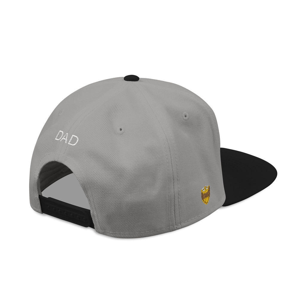 Snapback Hat — Embroidered “The Ultimate Father” Dad Cap with Gold Heart Accent