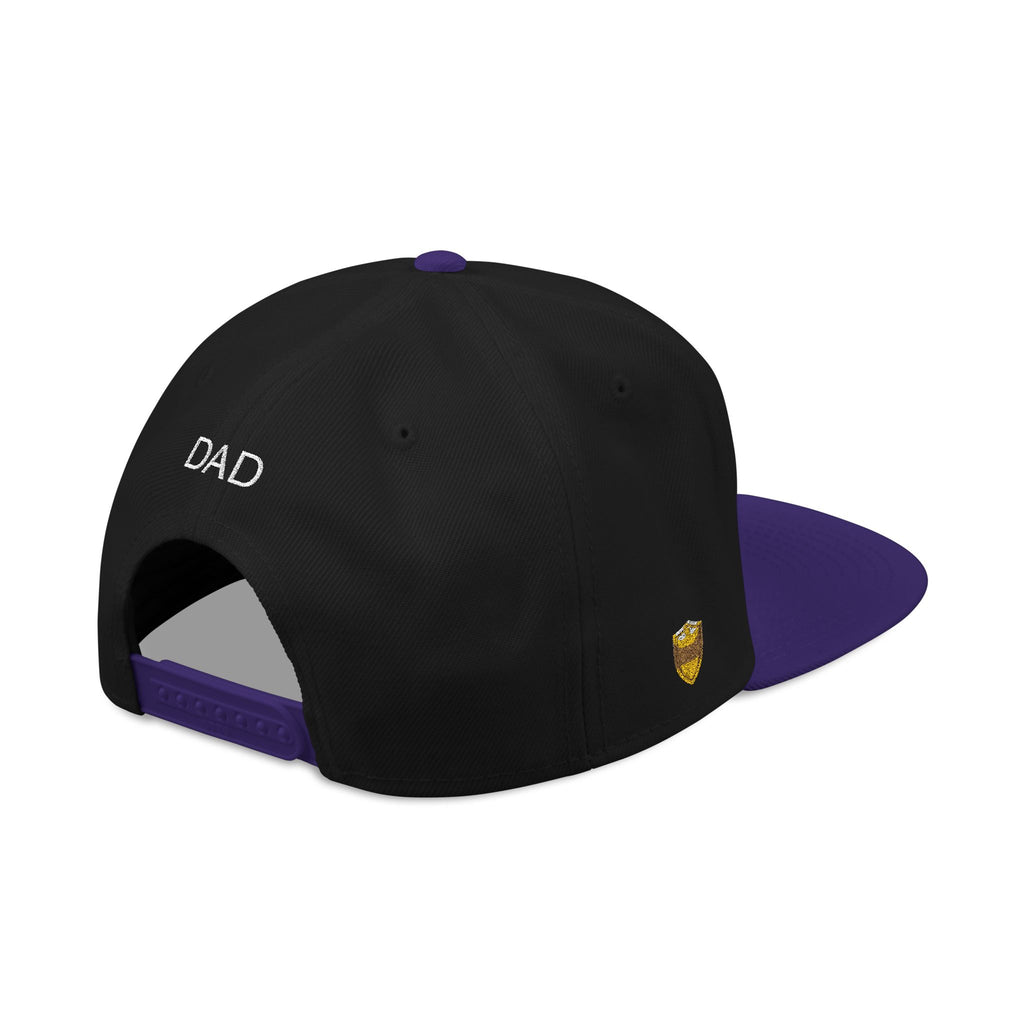 Snapback Hat — Embroidered “The Ultimate Father” Dad Cap with Gold Heart Accent