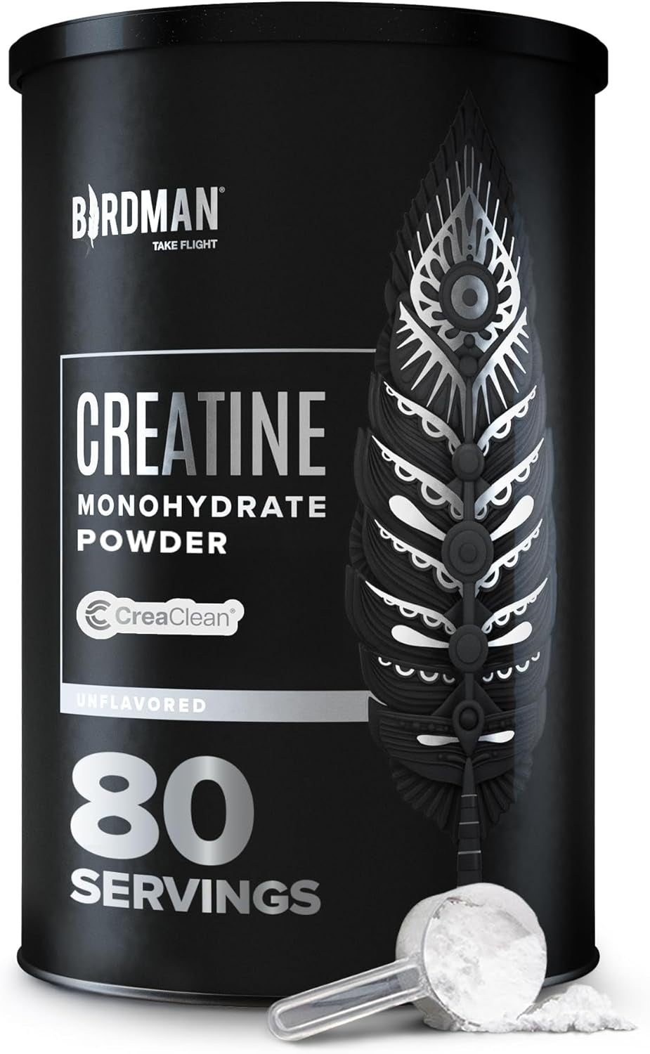 Micronized Creatine Monohydrate Powder, Muscle Recovery, Caffeine Free, Creatine Pre Workout, Vegan, Post Workout, Gluten Free, Sugar Free | 80 Servings (5 Grams Each) | 0.8Lb