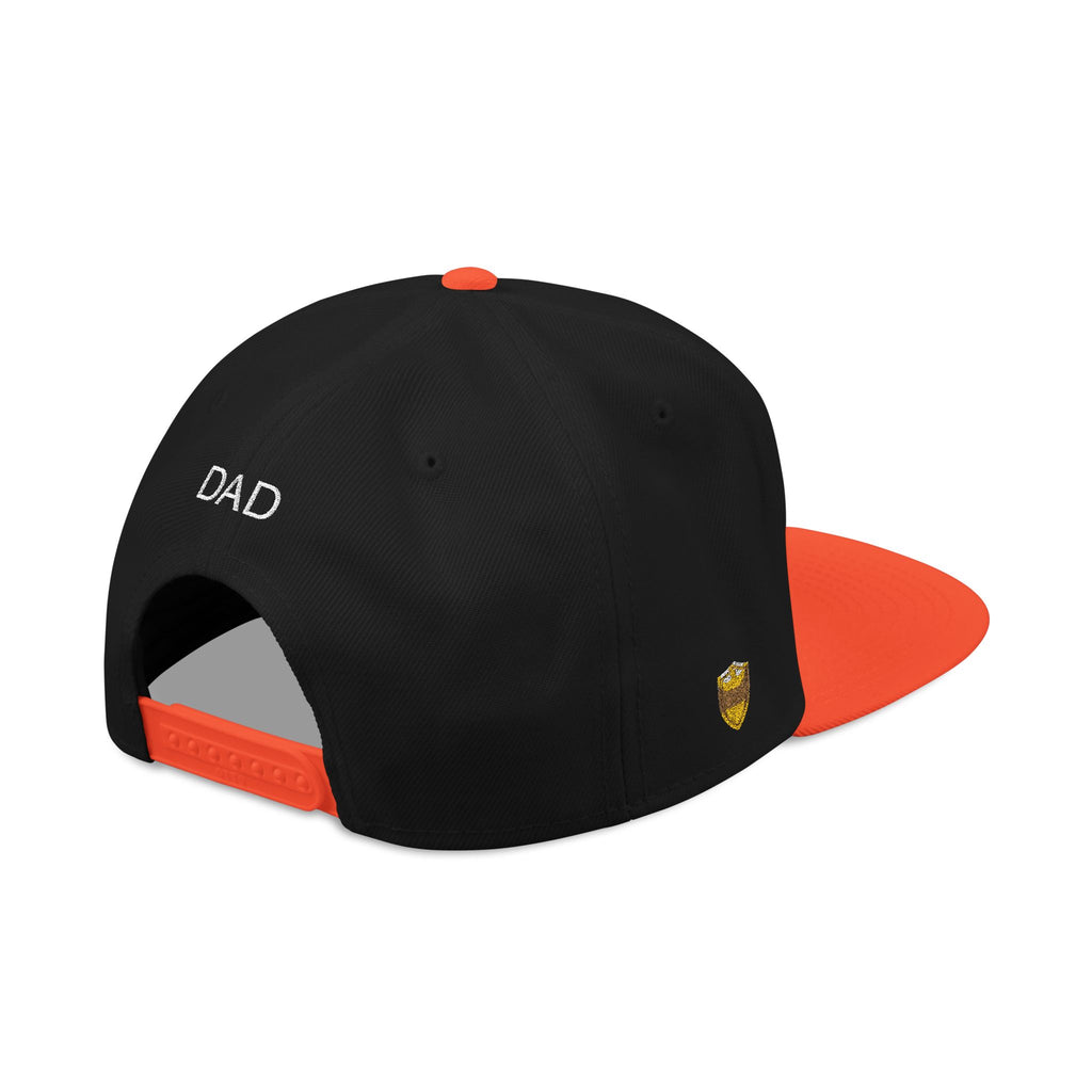 Snapback Hat — Embroidered “The Ultimate Father” Dad Cap with Gold Heart Accent