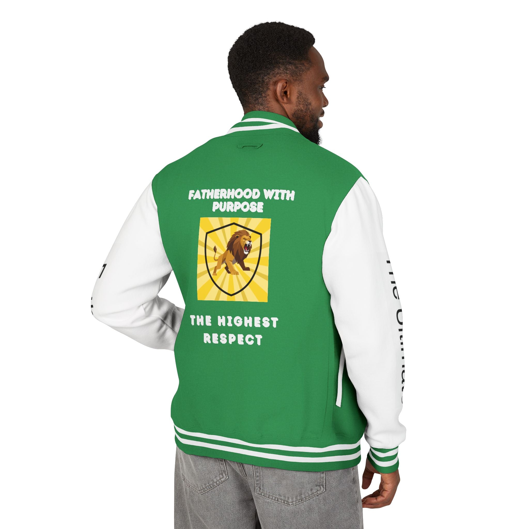 The Ultimate Father Letterman Jacket - fatherhood with purpose the highest respect