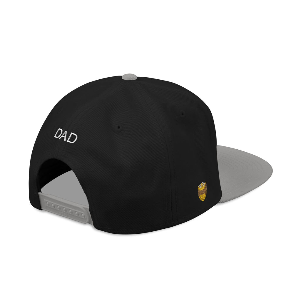 Snapback Hat — Embroidered “The Ultimate Father” Dad Cap with Gold Heart Accent