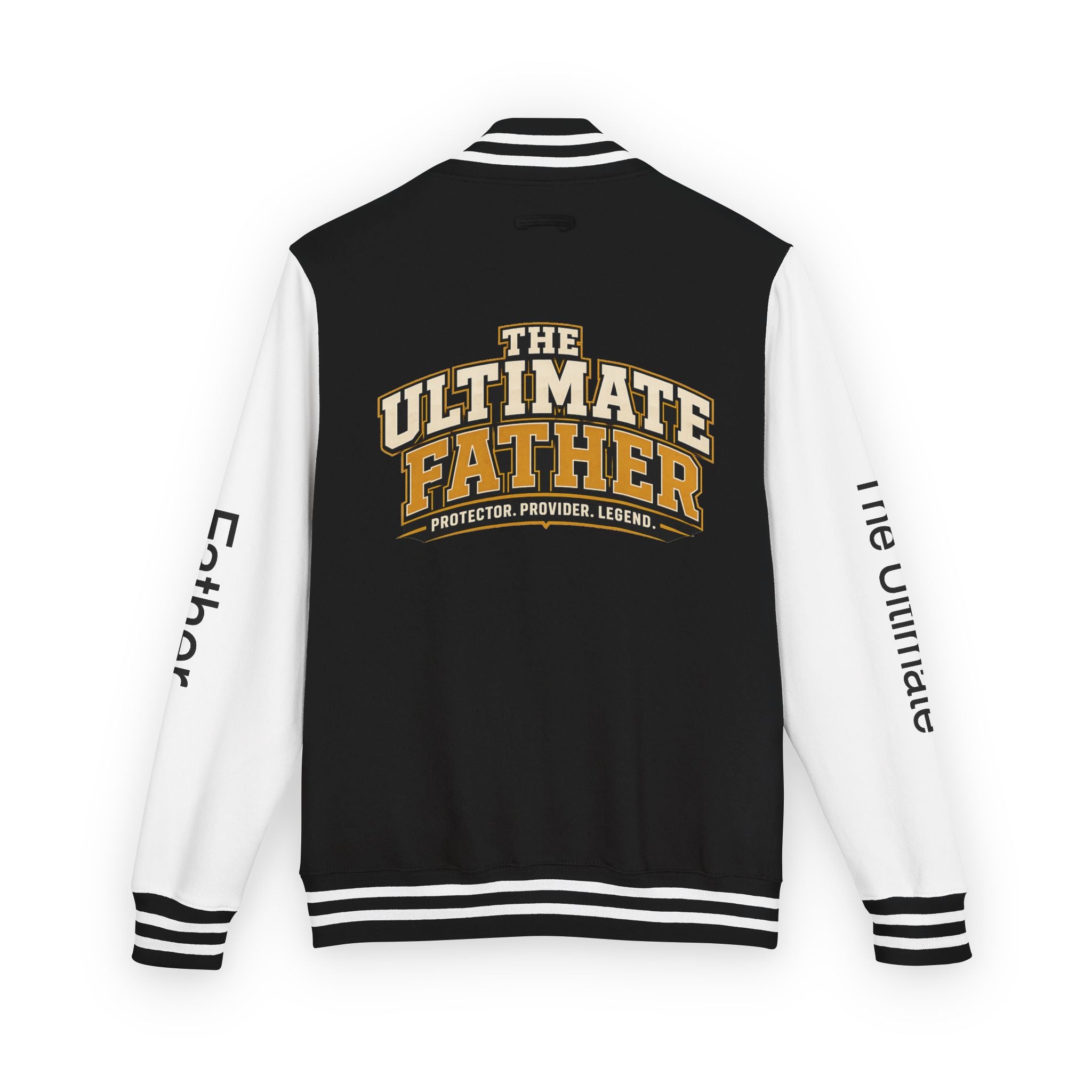 The Ultimate Father Letterman Jacket – 'New Dad' Graphic Varsity Jacket