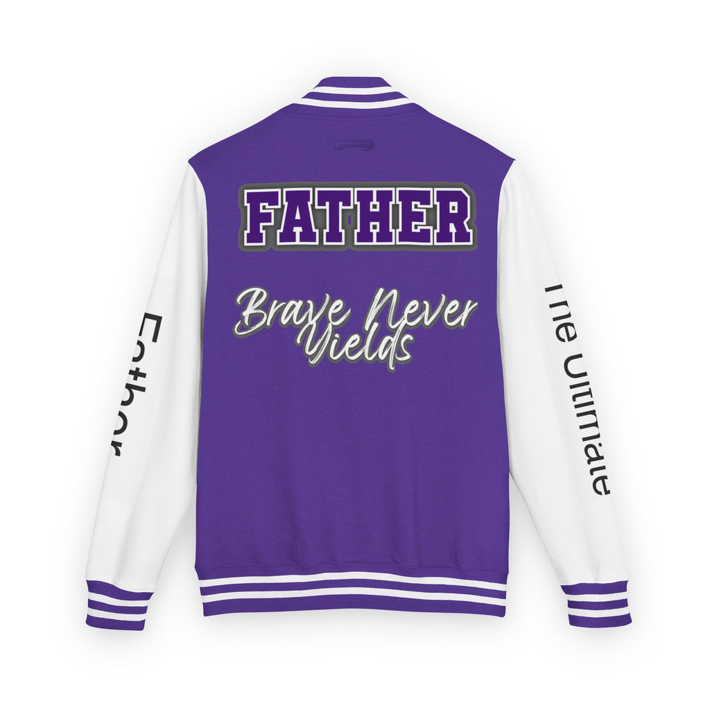 The Ultimate Father Letterman Jacket – Brave never yields