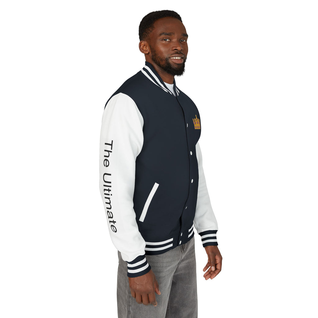 The Ultimate Father Letterman Jacket – 'New Dad' Graphic Varsity Jacket