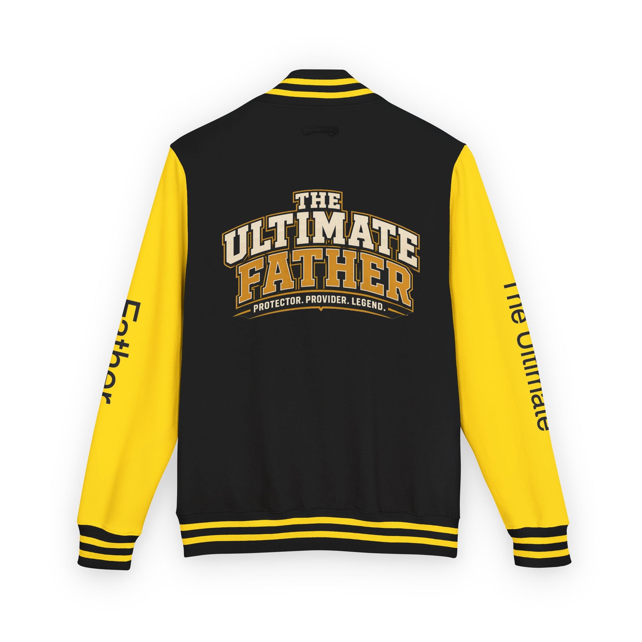 The Ultimate Father Letterman Jacket – 'New Dad' Graphic Varsity Jacket