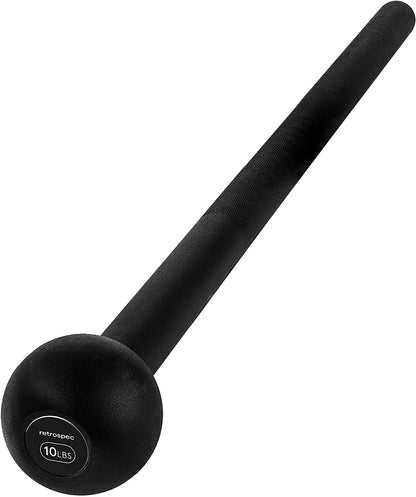 Revolve Steel Macebell for Strength Training, Rehabilitation, Stretching, Conditioning and Rotational Training - 5, 7, 10, 15, 20, 30Lb Options for Women & Men