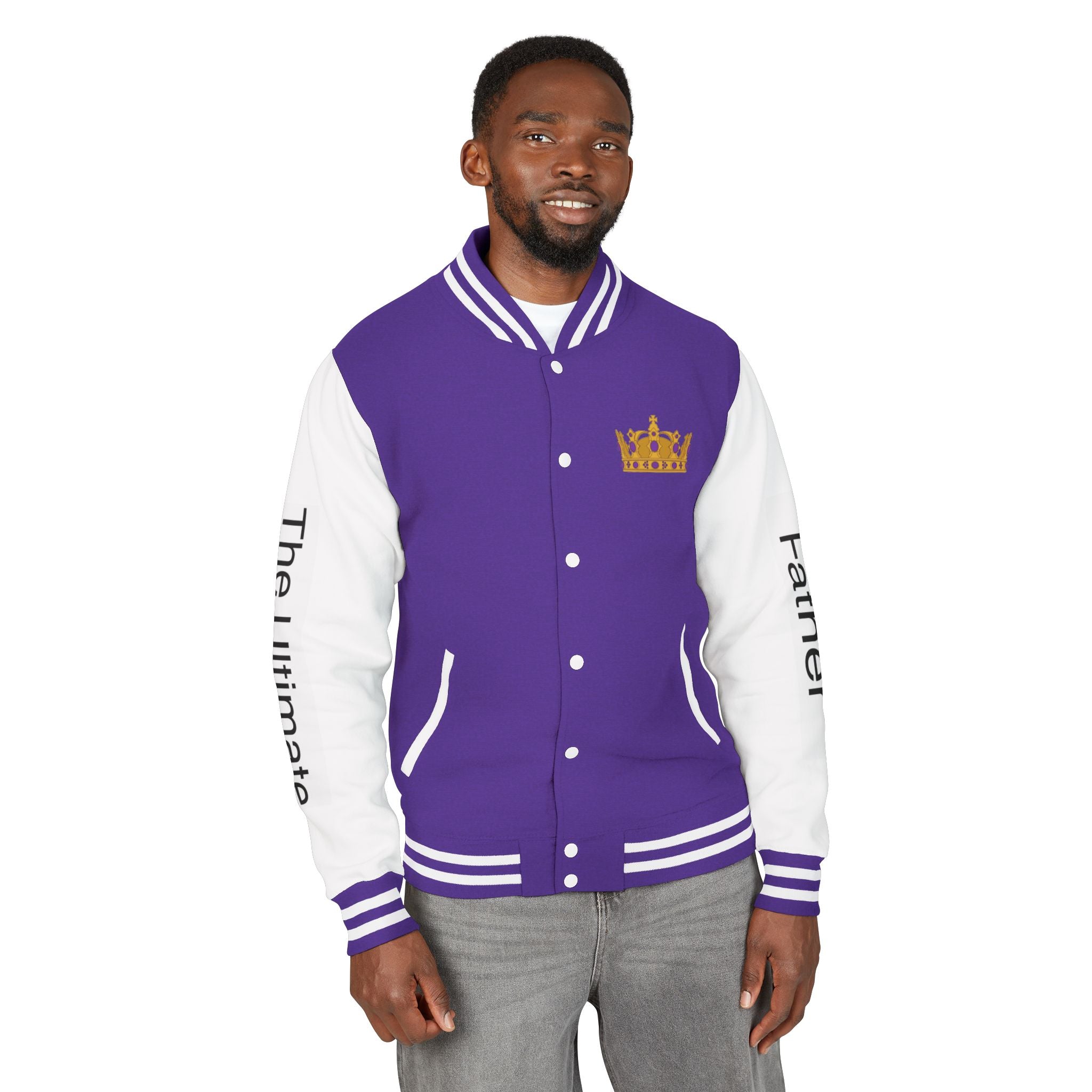 The Ultimate Father Letterman Jacket – Brave never yields