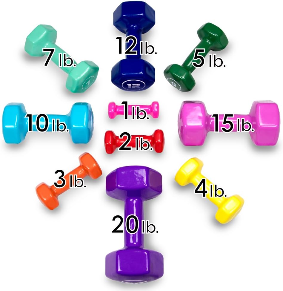 Tropical Tinkle Bells: The Dazzling Dumbbells That Won't Slip Away, Whether You're Lifting or Just Looking Fabulous!