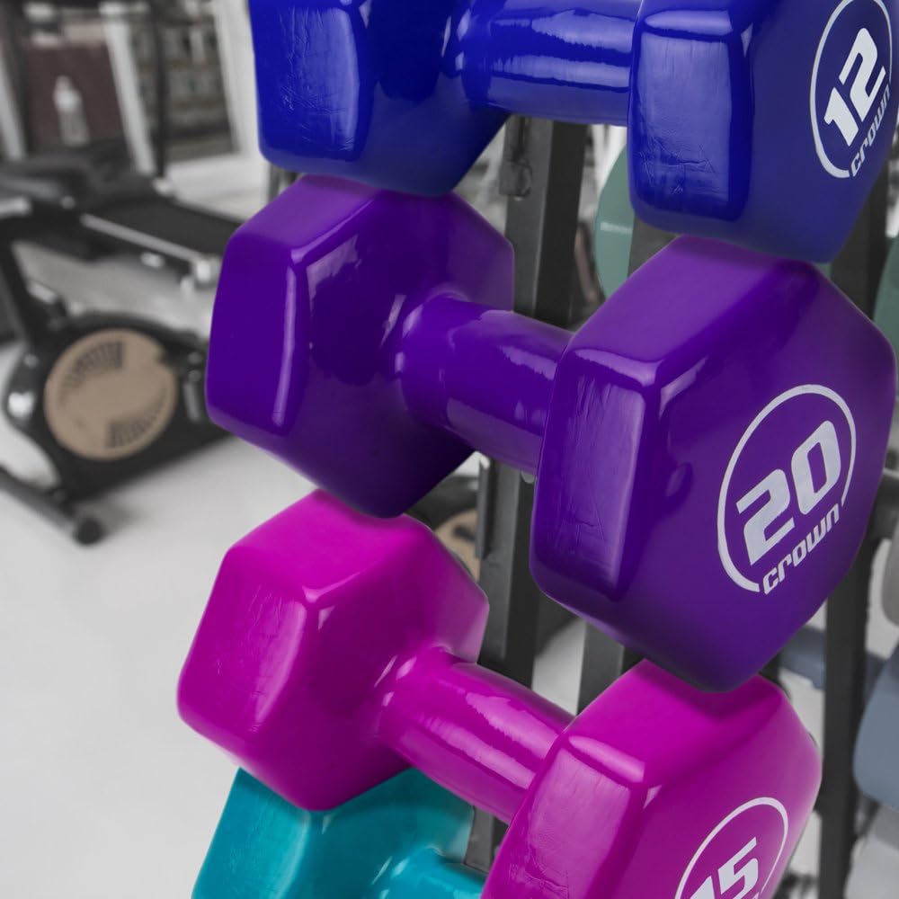 Tropical Tinkle Bells: The Dazzling Dumbbells That Won't Slip Away, Whether You're Lifting or Just Looking Fabulous!