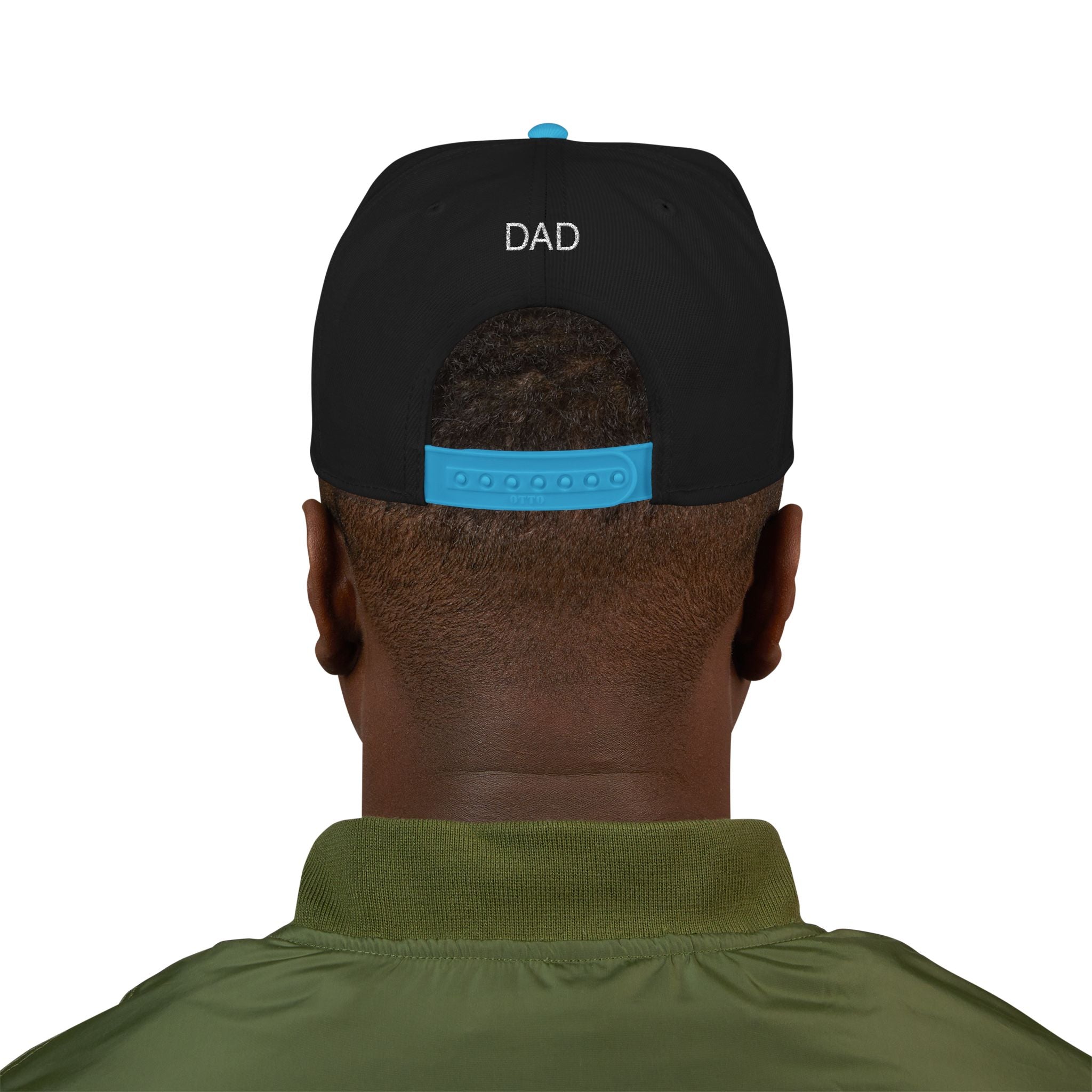 Snapback Hat — Embroidered “The Ultimate Father” Dad Cap with Gold Heart Accent