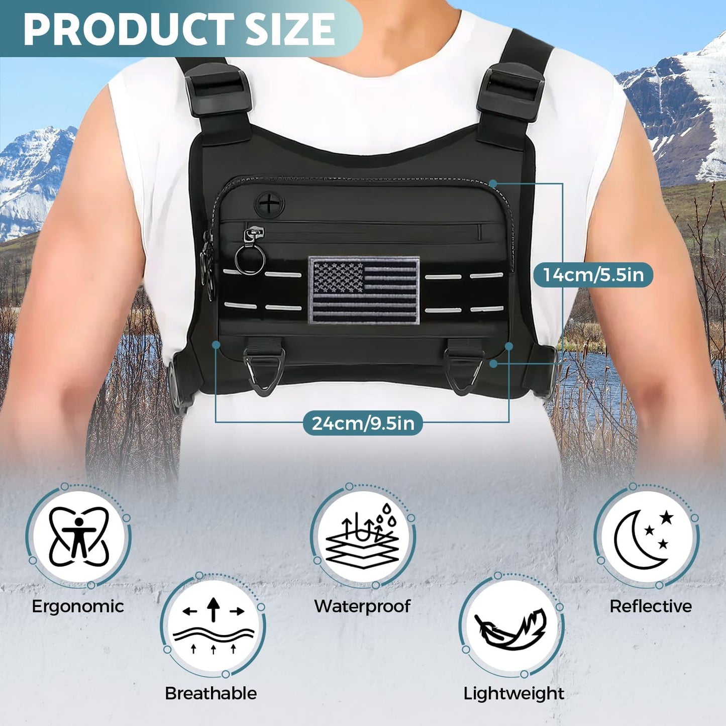 The Manly  Bag: Your Pocket-Sized Pal for Running, Cycling, and Keeping Your Phone Safe from Sweat (Also Holds Snacks - But Don't Tell the Gym!)