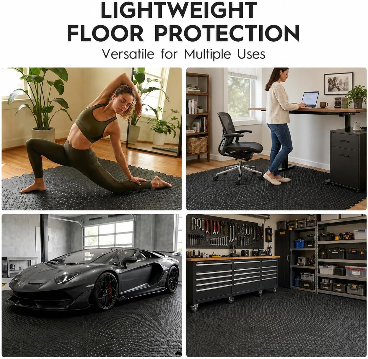 The Ultimate Puzzle for Grown-Ups: 18 Foam Tiles That Won't Disappear Under Your Couch, Perfect for Not Tripping Over Your Workout Gear!