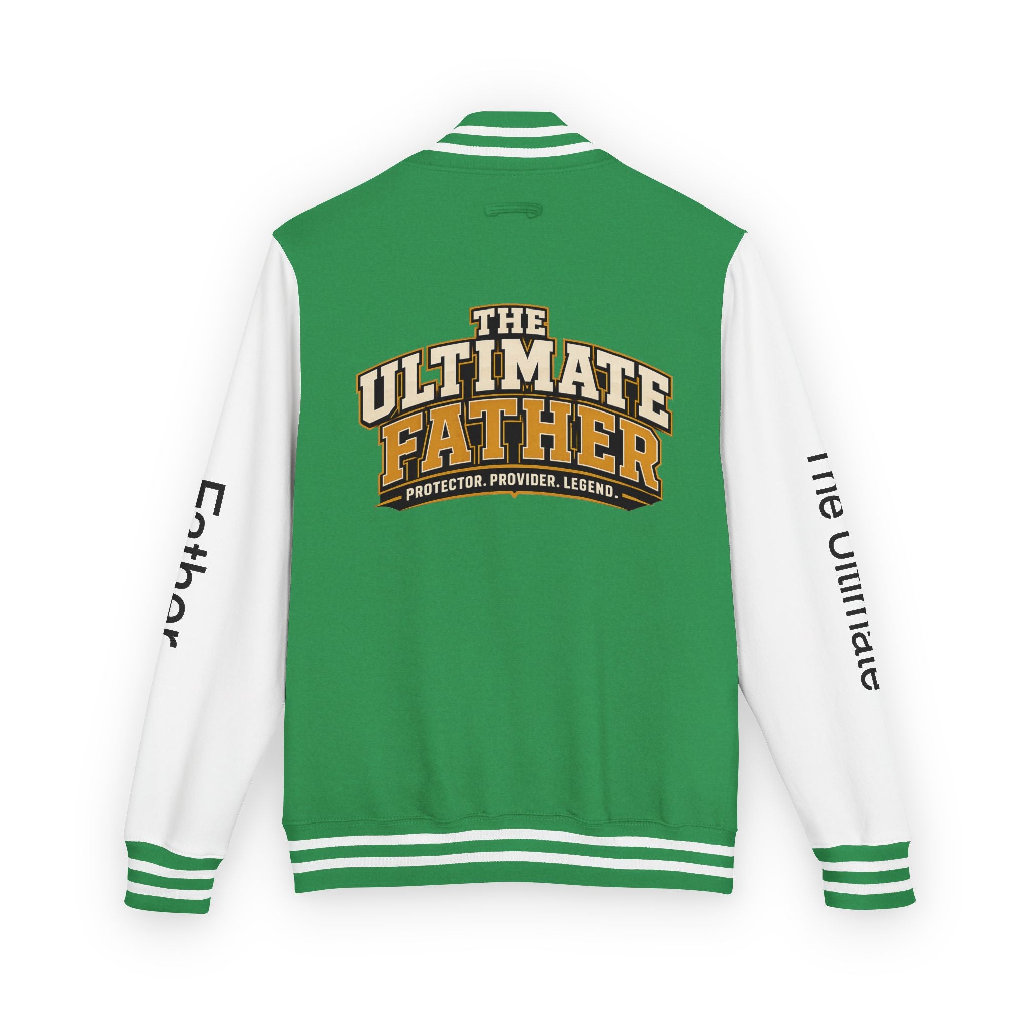 The Ultimate Father Letterman Jacket – 'New Dad' Graphic Varsity Jacket