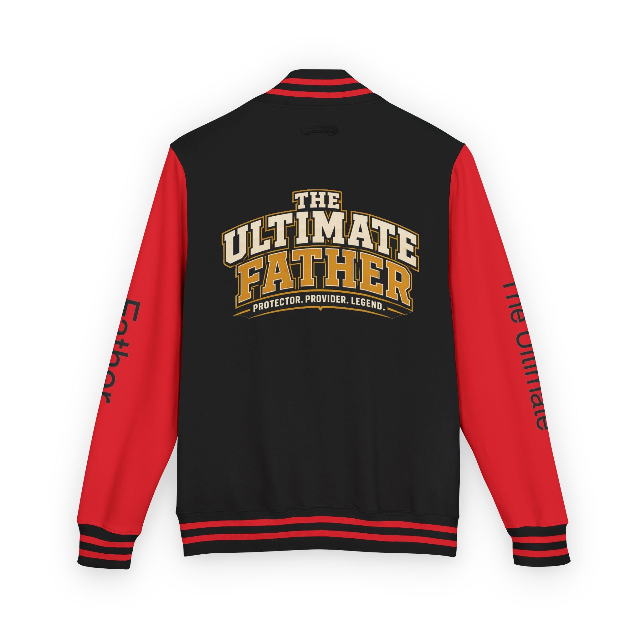 The Ultimate Father Letterman Jacket – 'New Dad' Graphic Varsity Jacket