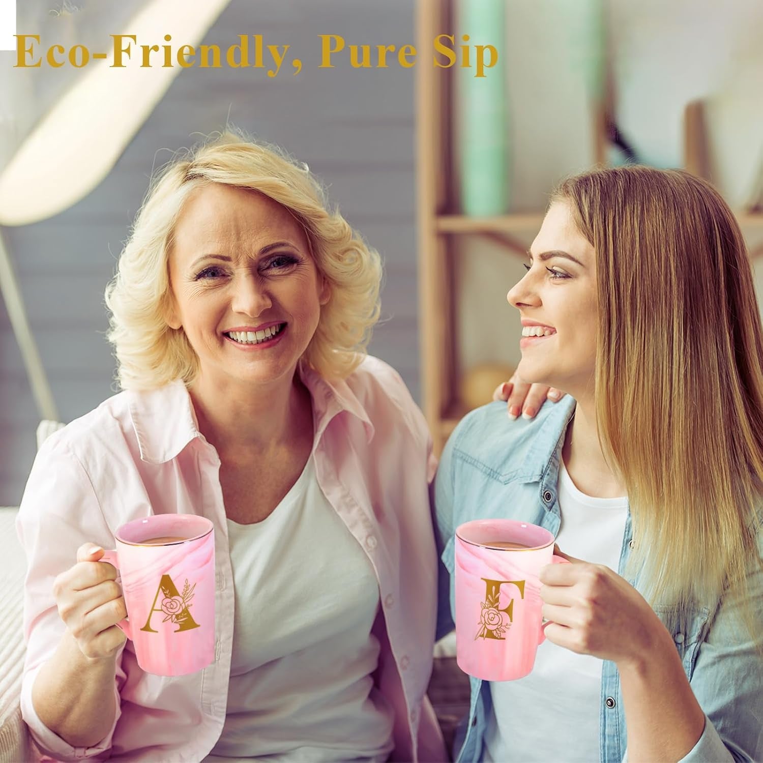 Personalized Ceramic Coffee Mug with Lid Tea Cup Mother Day Best Mama Mom Ever from Daughter Son Gifts Christmas Xmas Valentines Birthday Groom Bride Mother in Law Personalized Special Present,K